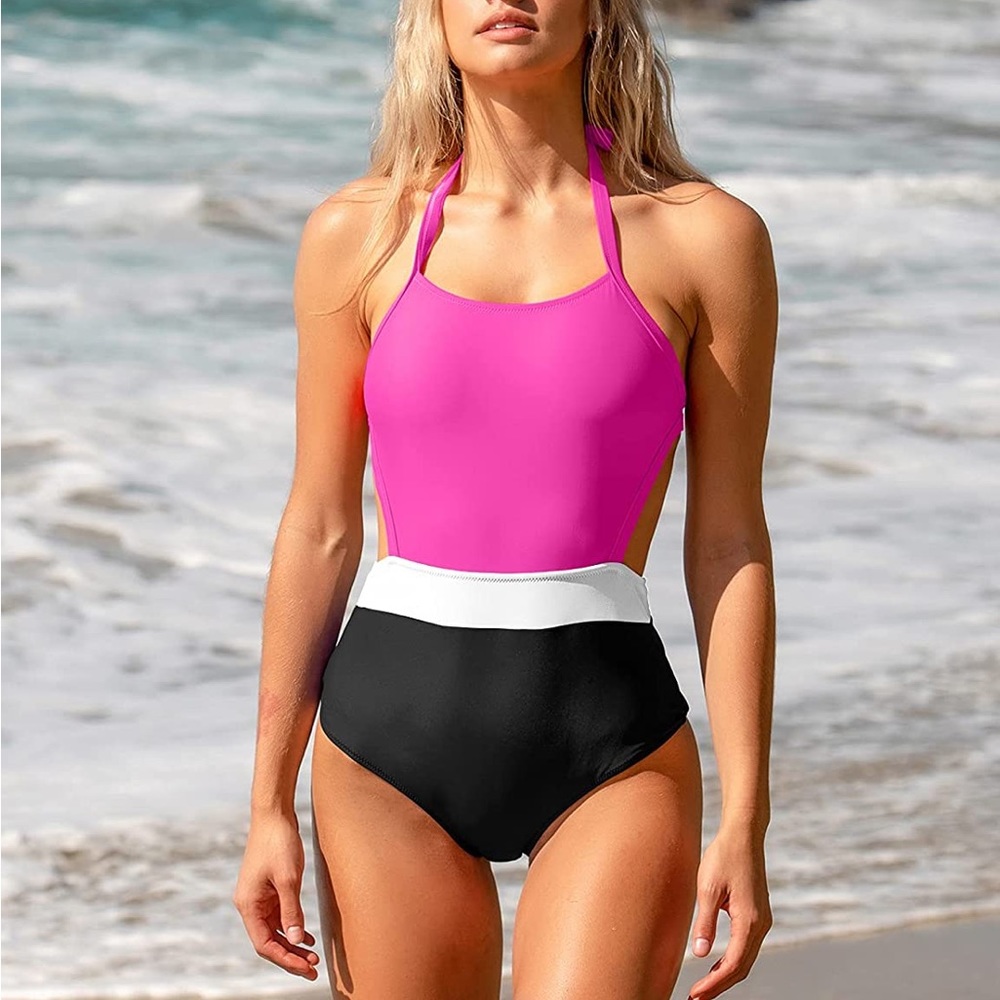 M size swim bikini set & 925 necklace   firm price